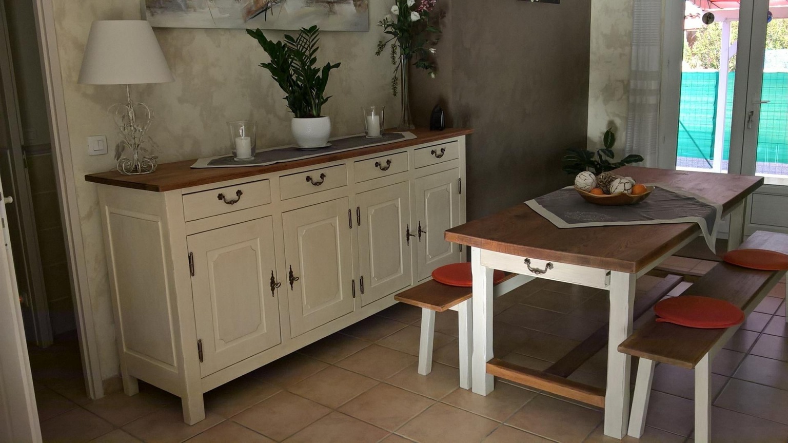 Salle à manger campagnarde Mes patines adorées